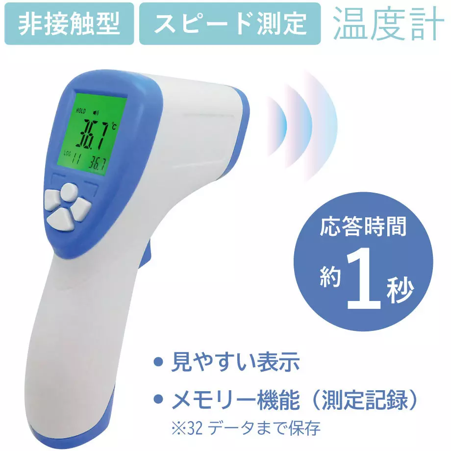 BROADWATCH Radiation Thermometer 0 to 100 (resolution 0.1 Measuring Range, IR-TTEMP