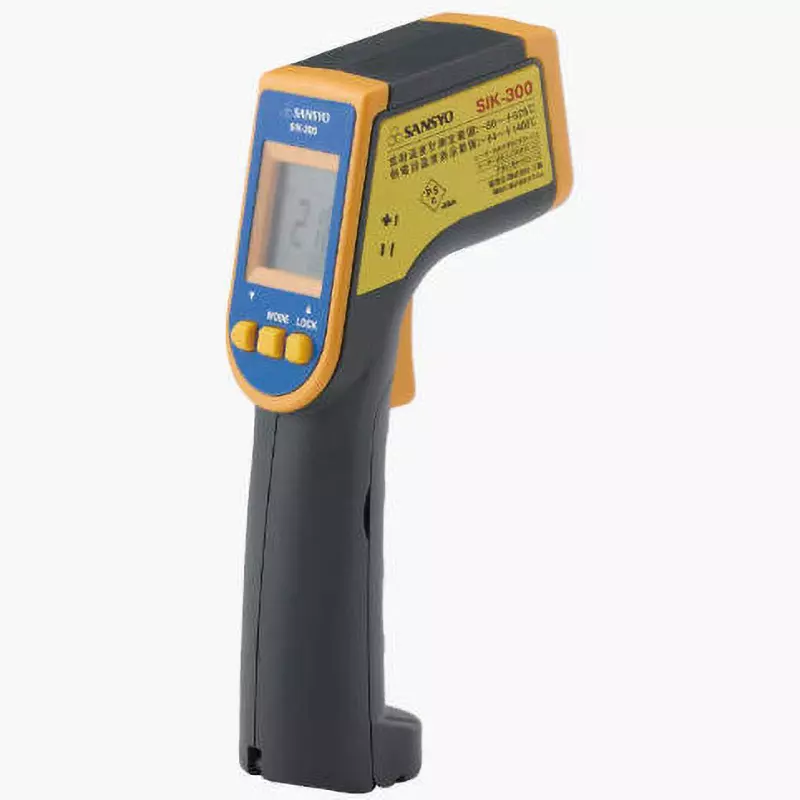 SANSYO Infrared Thermometer -60 to +625 (radiant temperature) -64 to +1400 (K thermocouple) Measuring Range, SIK-300