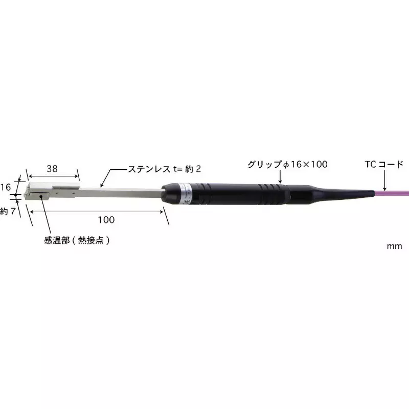 Anritsu Temperature Sensor With or without grip: Yes Specifications -50 to 500 Operating Temperature, TH-14E-010-1-TC1-ASP