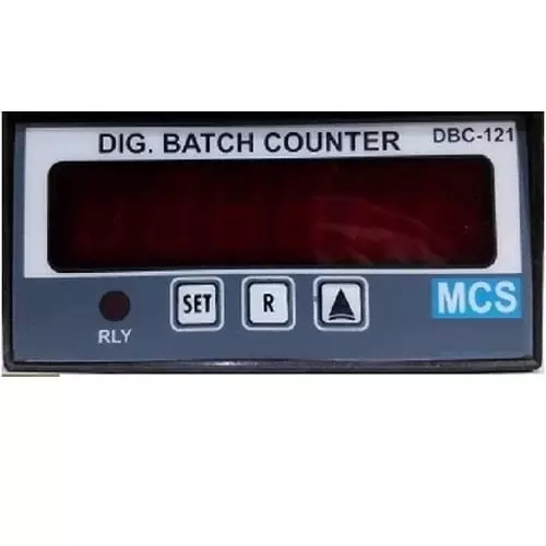 MCS Heavy Duty Digital Batch Counter Meter 000000 to 999999 6 Digits, Seven Segment Bright LED Display for Industrial Use, DBC-121