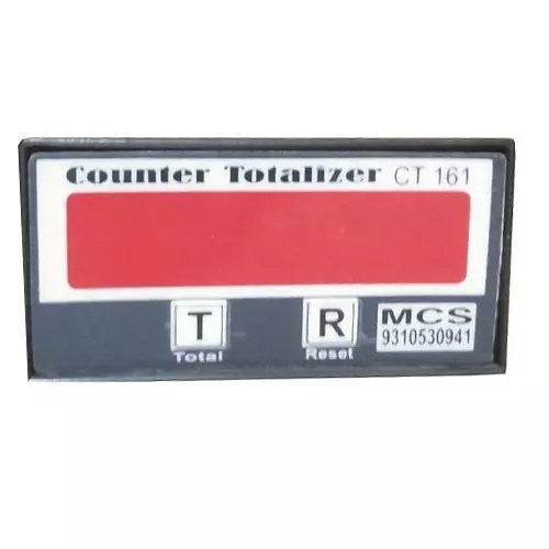 MCS Heavy Duty Counter Totalizer 000000 to 999999 6 Digits, Seven Segment Bright LED Display for Industrial Use, CT 161