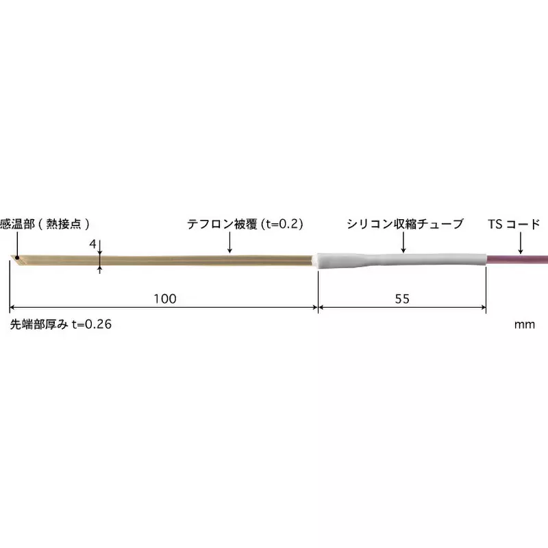 Anritsu Temperature Sensor Standard (tape width) Type -50 to 210 Operating Temperature Range (℃) 1 Cable, ST-12E-010-TS1-ANP