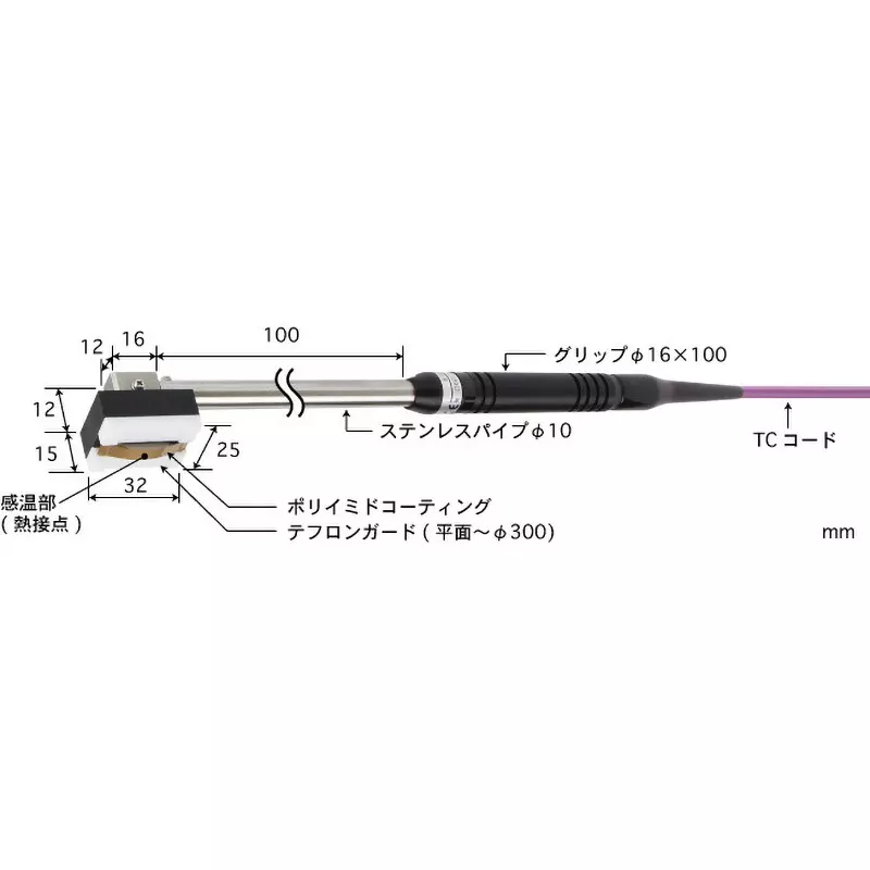 Anritsu Temperature Sensor With or without grip: Yes Specifications -50 to 250 Operating Temperature, U-114E-01-D0-1-TC1-ASP