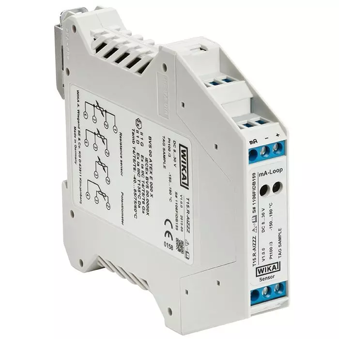 WIKA T15 Series Temperature Transmitter PT100 Input, 14139908