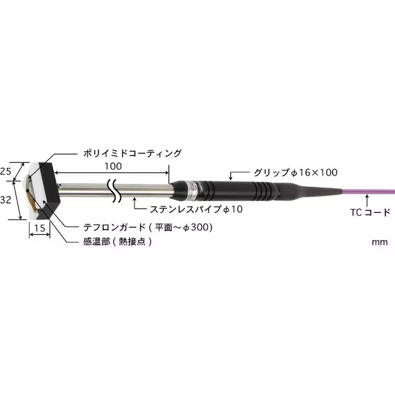 Anritsu Temperature Sensor With or without grip: Yes Specifications -50 to 250 Operating Temperature, U-111K-01-D0-1-TC1-ASP