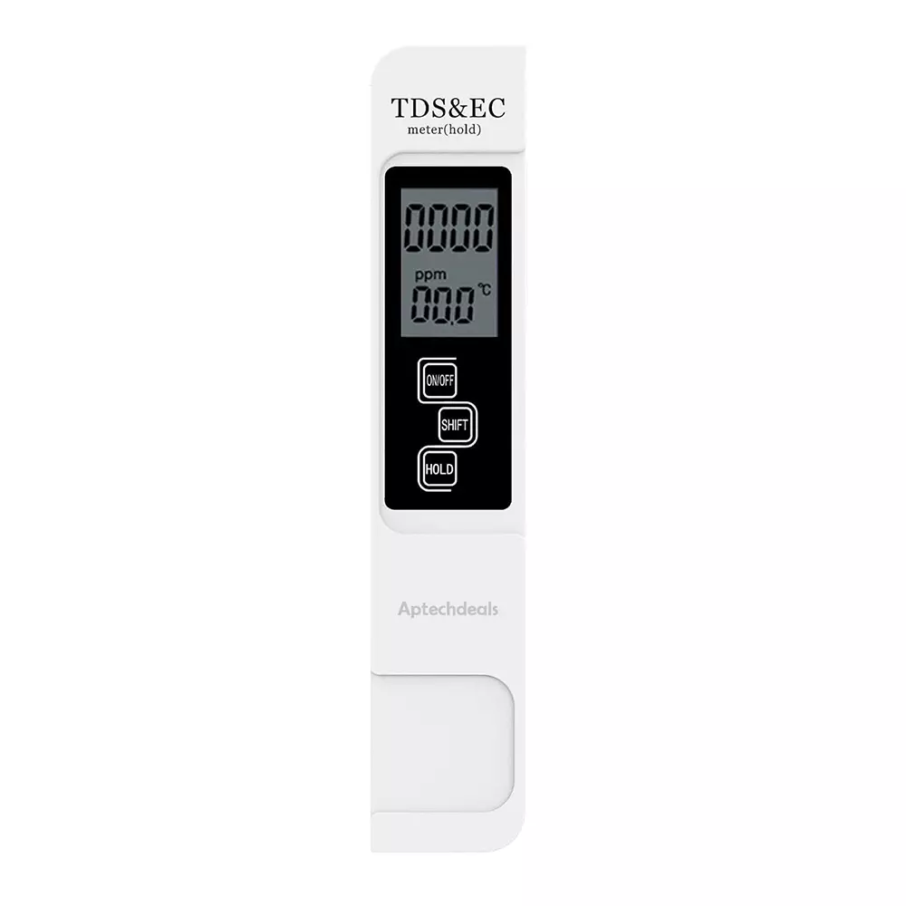 APTECHDEALS Digital TDS Meter 0-999 ppm, Cream