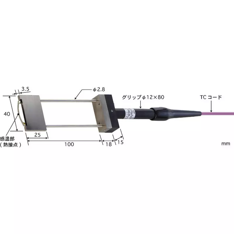 Anritsu Temperature Sensor With or without grip: Yes Specifications -50 to 400 Operating Temperature, TH-11K-010-1-TC1-ASP