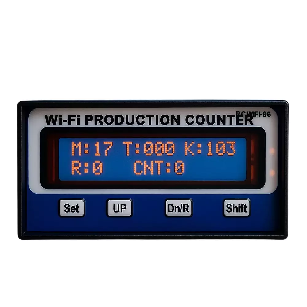 MCS Heavy Duty Wi-Fi Smart Digital Counter Meter 000000 to 999999 6 Digits, Seven Segment Bright LED Display for Industrial Use, BC WIFI 96