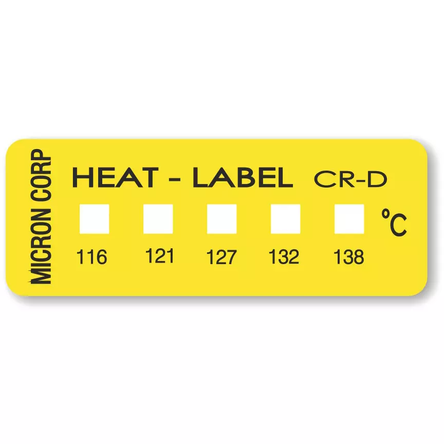Micron Temperature Label Irreversibility Measurement Method, CR-D (Pack of 10)