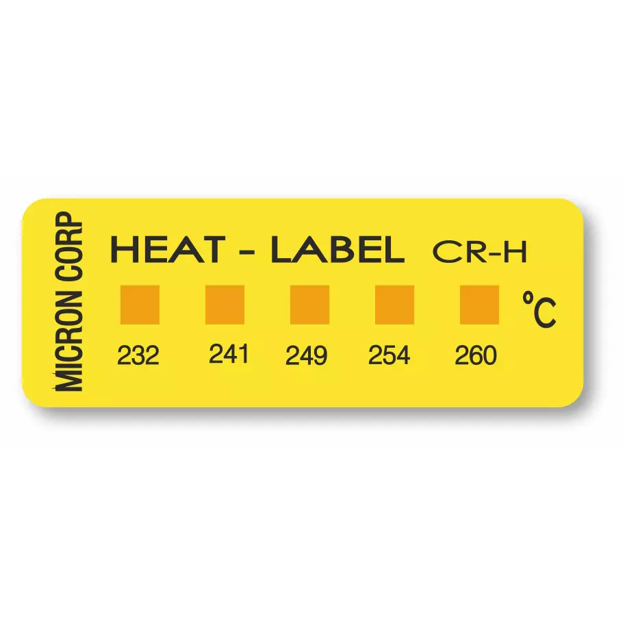 Micron Temperature Label Irreversibility Measurement Method, CR-H (Pack of 10)