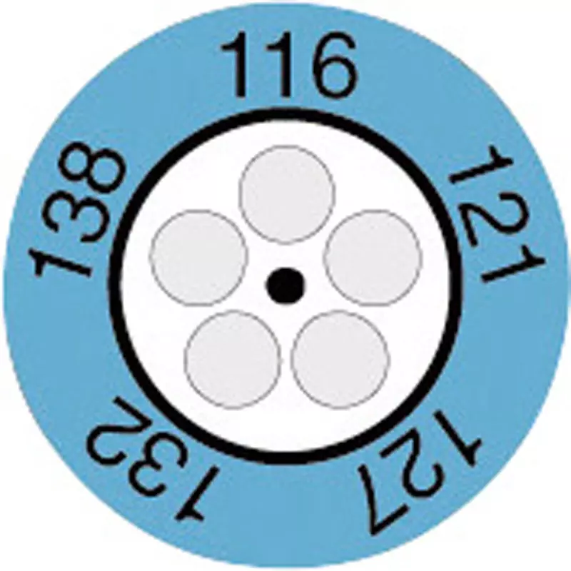 Testo Thermometer Tape Irreversibility Measurement Method, 0646 0074 (Pack of 10 )