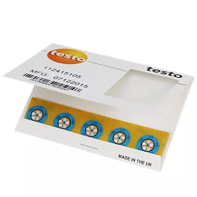 Testo Thermometer Tape Irreversibility Measurement Method, 0646 0075 (Pack of 10 )