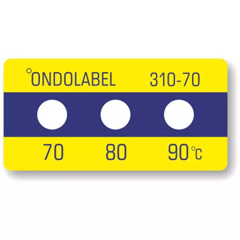 Micron Temperature Label ±1 Accuracy 3-point display Display, 310-70 (Pack of 10)