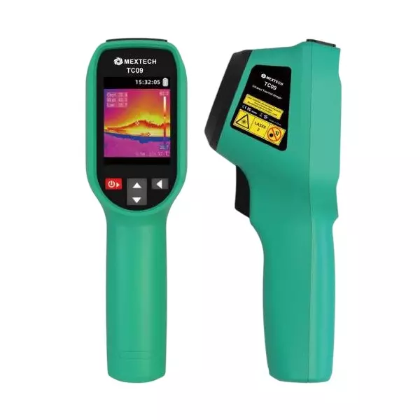 MEXTECH Thermal Imager 61 mm (2.4 inch) TFT LCD 240 × 240 Pixels 8 – 14 µm Response Band 0.3 – 3 m Adjustable, TC09