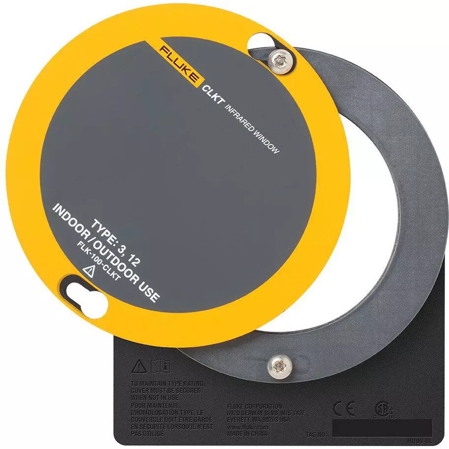 Fluke Thermography Security Window Observation area: 6322 mm ² IP65 Protection Class, FLK-100-CLKT