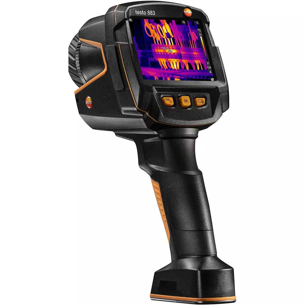 Testo Thermography Telephoto Lens Set 3.7 V Input Power -30 to 650 ℃ Measurement Temperature Range, 0563 8834