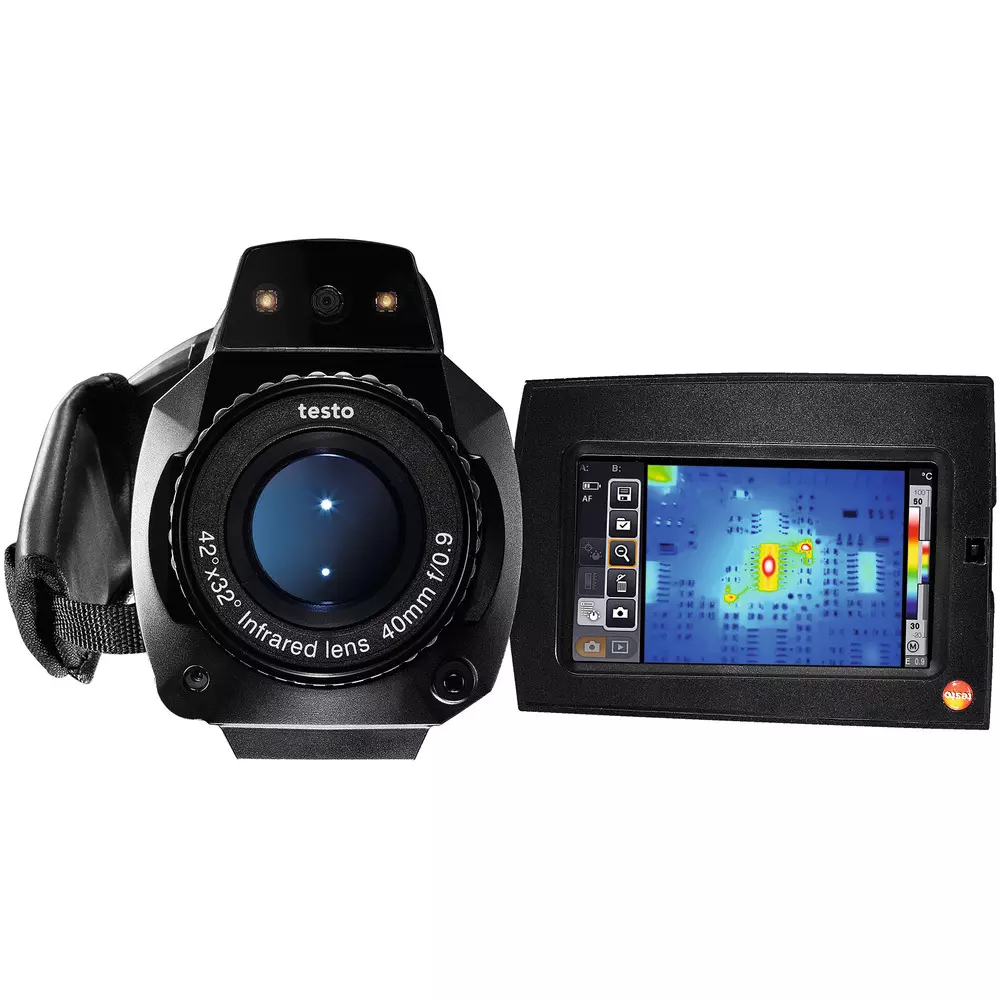 Testo Infrared Thermal Imager Case, SD card (2 GB), USB cable, carrying strap Included Components, TESTO890X3