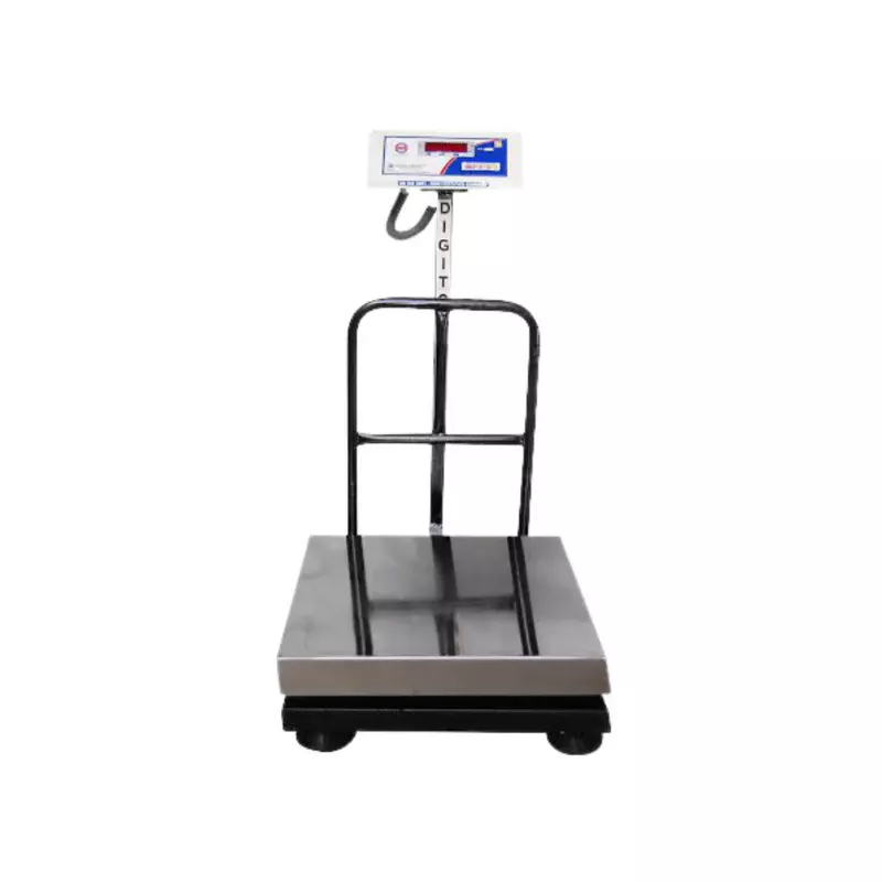 DIGITONE Weighing Scale 600 x 600 mm Platform Size 300 Kg Capacity Up to 40 Hours Battery Backup, DGP300 S/S