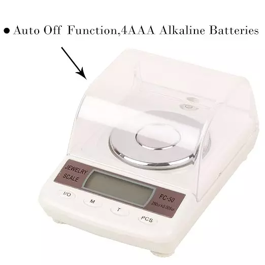 KERRO Weighing Scale with LCD Display, 50 g Max. Capacity and 0.001 g Resolution for Diamond, Gold & Jewellery