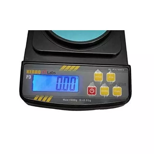 KERRO Analytical Weighing Scale with Digital LCD Display, 600 g Maximum Capacity and 0.01 g Resolution, P-3