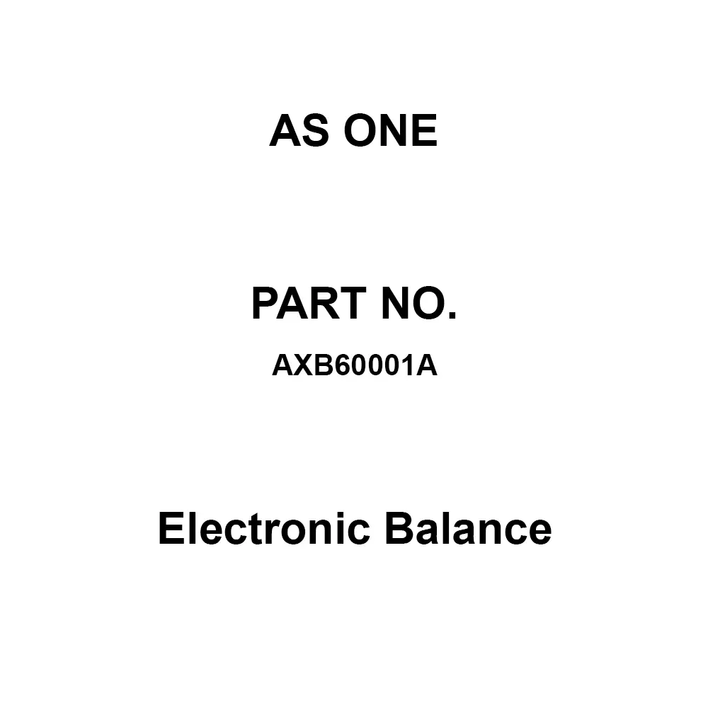 AS ONE Electronic Balance A219x293x80.5 mm, AXB60001A
