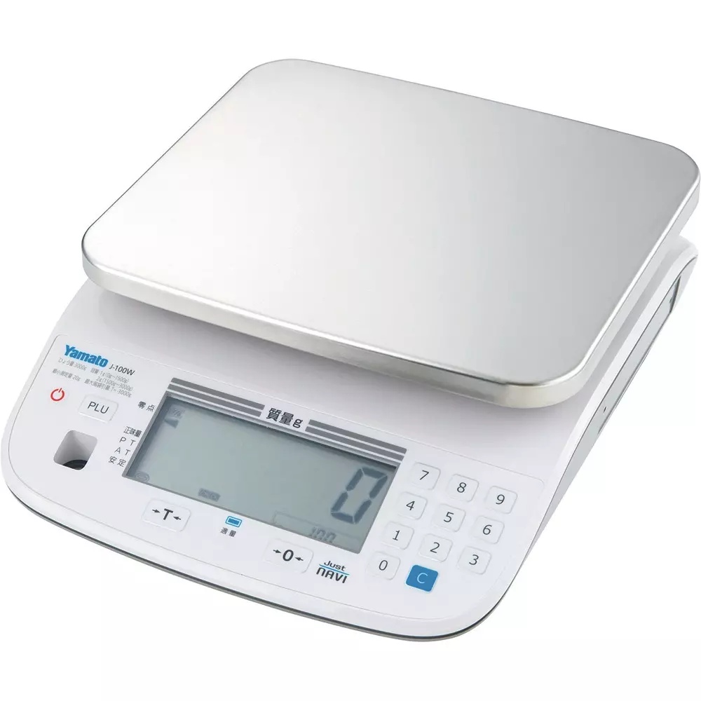 Yamato Quantitative Weighing Machine 2 AA batteries Power Supply 6 Kg Maximum Capacity 2 g Scale, J-100WD-6