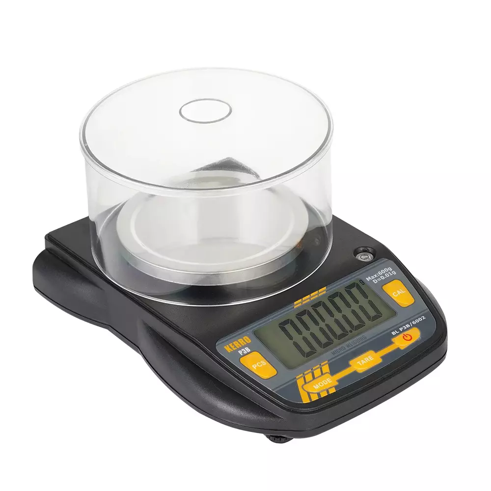 KERRO BL-P3B Series Digital Weighing Balance 600 g/0.01 g Φ105 mm Platform Size with GSM Function, BL-P3B/6002