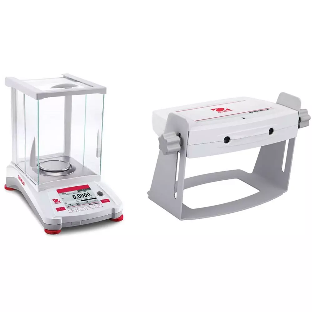 OHAUS Precision Balance 220 g Maximum Capacity, AX224+ION-100A