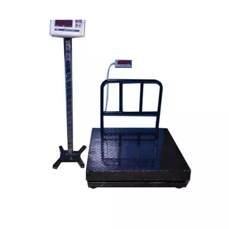 DIGITONE Weighing Scale 750 mm x 750 mm Platform Size 500 Kg Capacity Up to 15 Hours Battery Backup, DGP500