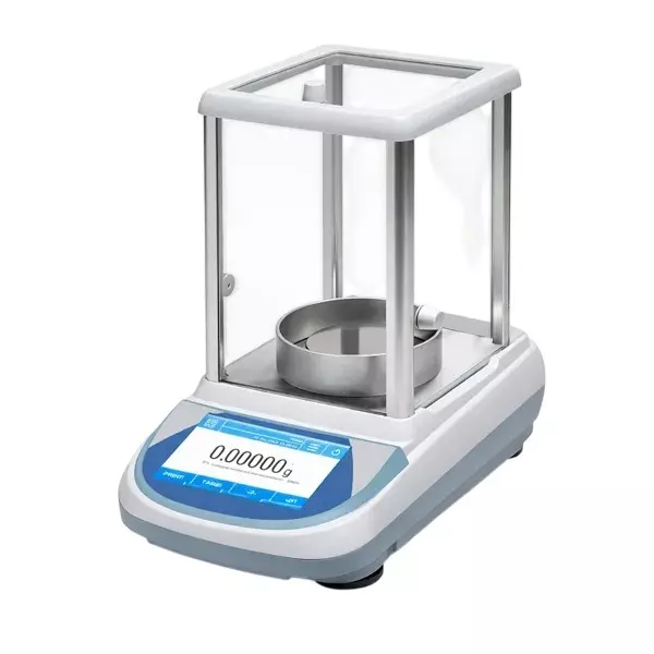 GALAXY Semi-Micro Dual Scale Analytical Balance 125 mm (5 inch) Touchscreen LCD 82 / 220 g Capacity 80 mm Pan Size, MA-83D