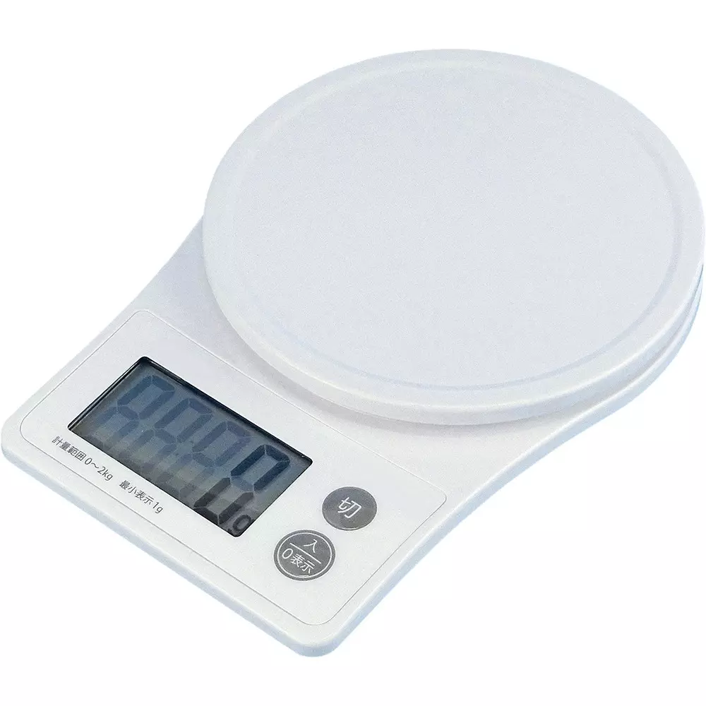 NARIKA Electronic Balance 1 g Minimum Reading 2000 g Maximum Measurement, A05-3873