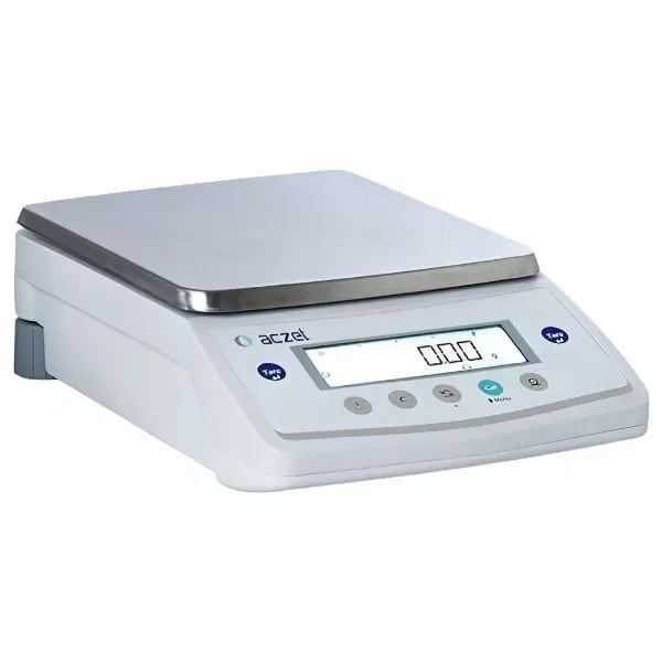 Aczet CY-C Series Top Pan Precision Balance 1.2 Kg Capacity and 198x205 mm Pan Size, CY 1202C