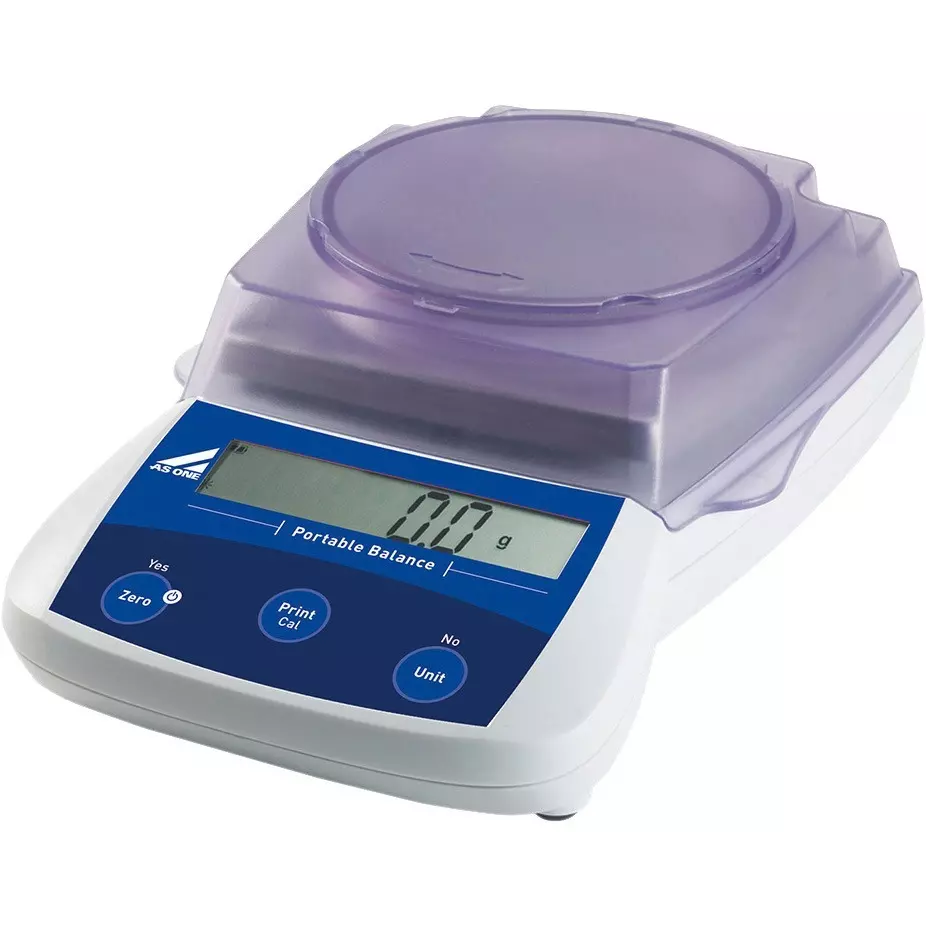 AS ONE Azpro Compact Electronic Balance ASTA Series Stainless Steel 120x135 mm Plate Diameter, ASTA1501