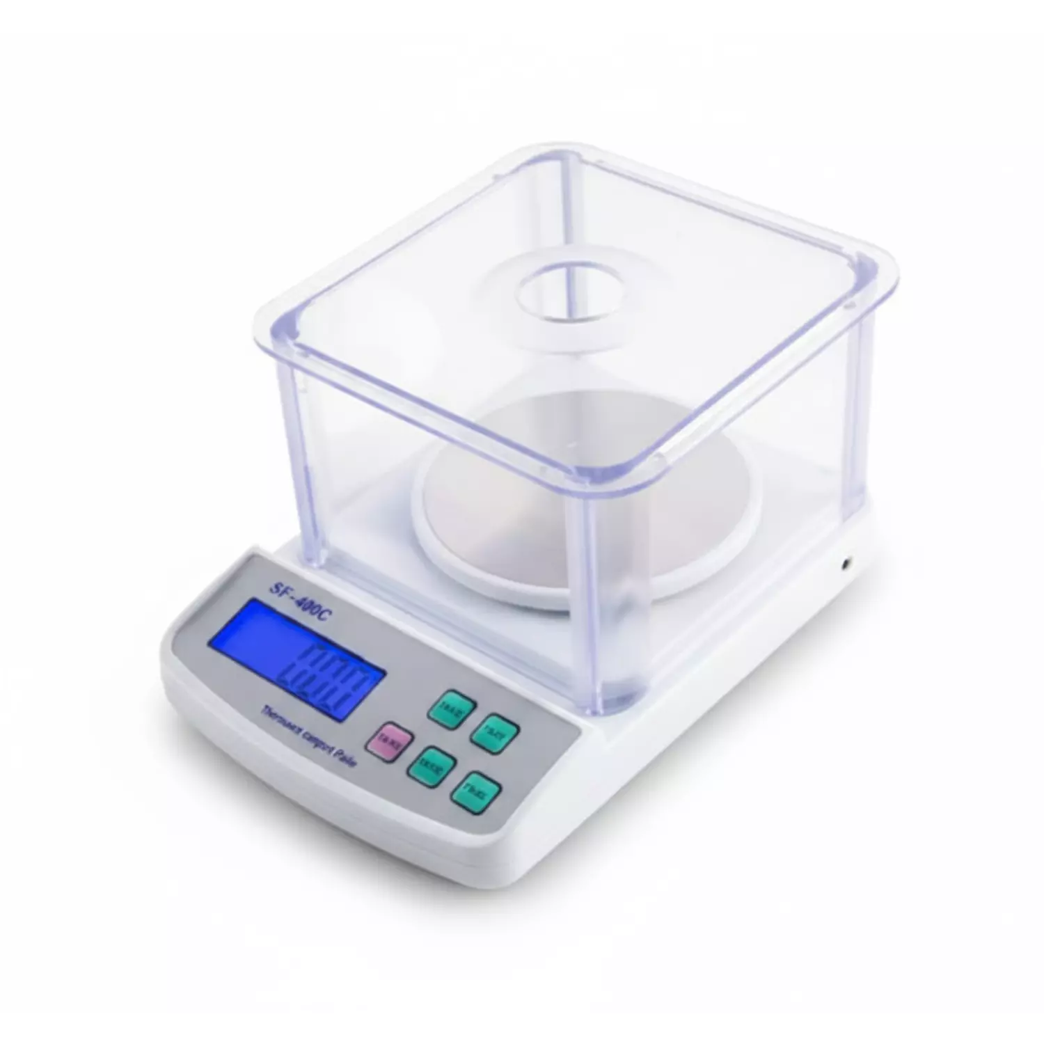Acutek Lab Weighing Scale with Digital LCD Display, 600 g Measuring Range and 0.01 g Resolution, SF-400C
