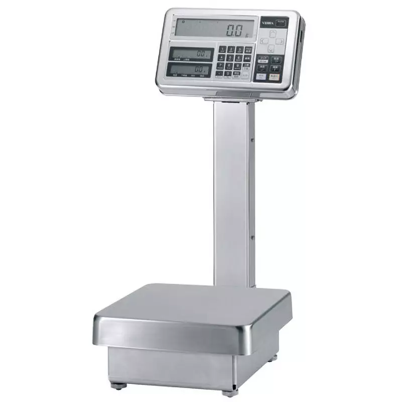VIBRA Electronic Scale Span adjustment: Manual span adjustment with external calibration weight, FZ-30KP-i03