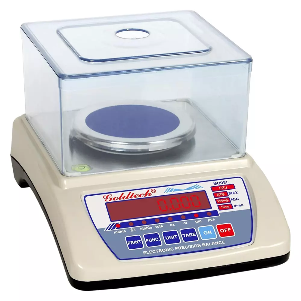 Goldtech Digital Jewellery Scale 600 g Max. Weight Capacity 7-Digit LED Display White, GTJ