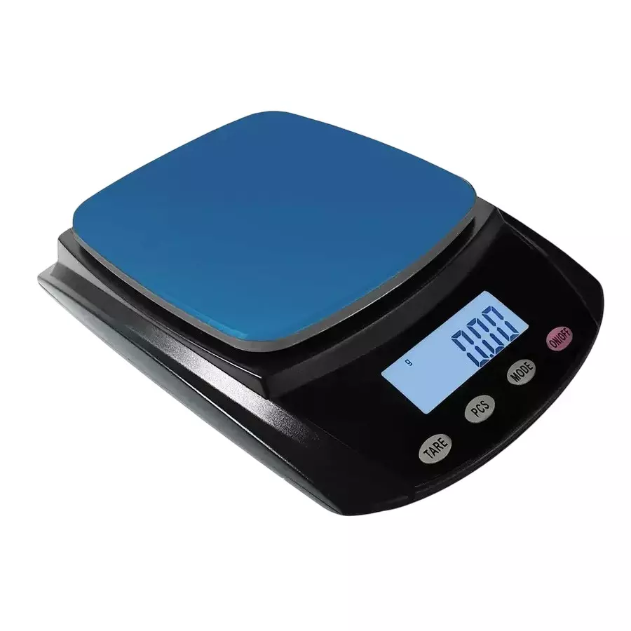 KERRO Weighing Scale Black Color with 6 Kg Maximum Capacity and 0.1 g Resolution, BL-460