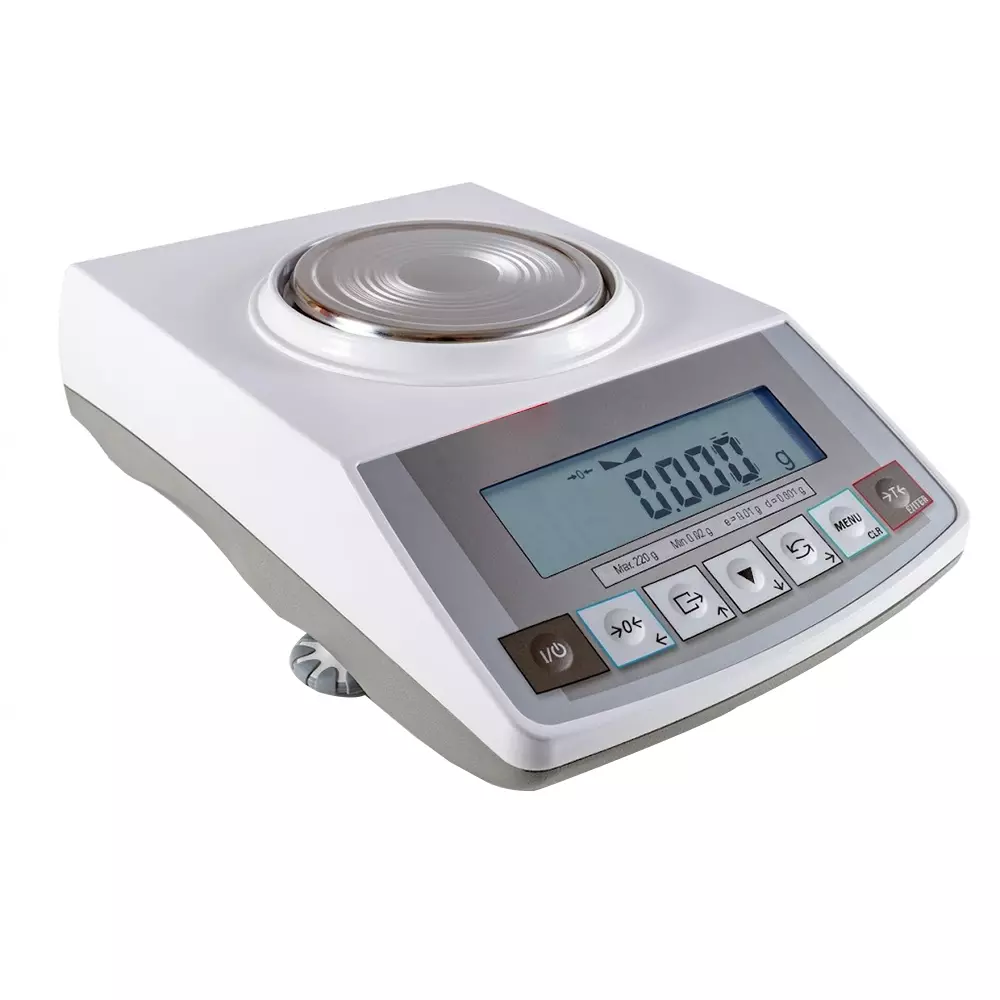 Scaletec Professional Analytical Balance Scale with 1.02 Kg Capacity, 1 mg Readability and Φ115 mm Pan Size, ACA-1020G