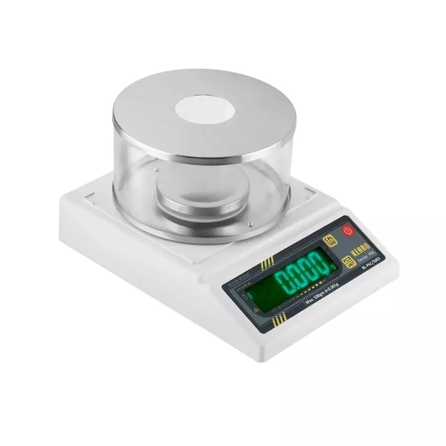 KERRO Weighing Scale with LCD Display, 500 g Max. Capacity and 0.001 g Resolution, P6C