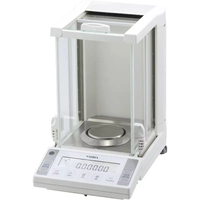 VIBRA Analytical Electronic Balance Backlight LCD display, under-floor weighing capacity, dedicated windshield, XFR-225W
