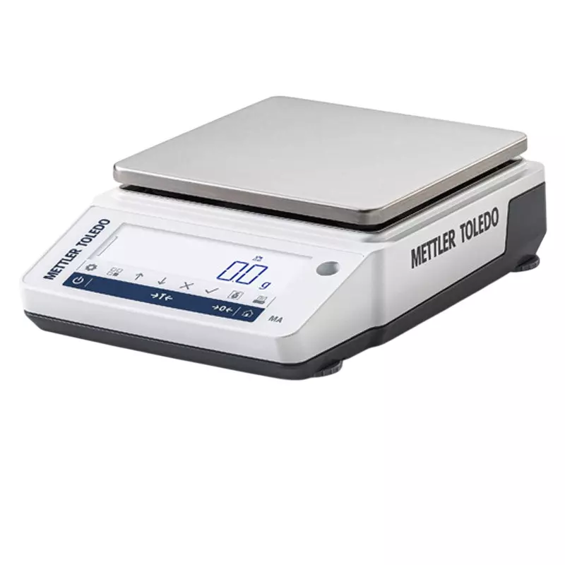 Mettler Toledo Top-Pan Balance 6200 g Maximum Capacity 0.1 g Minimum Reading 1.5 Stabilizing Time, MA6001P