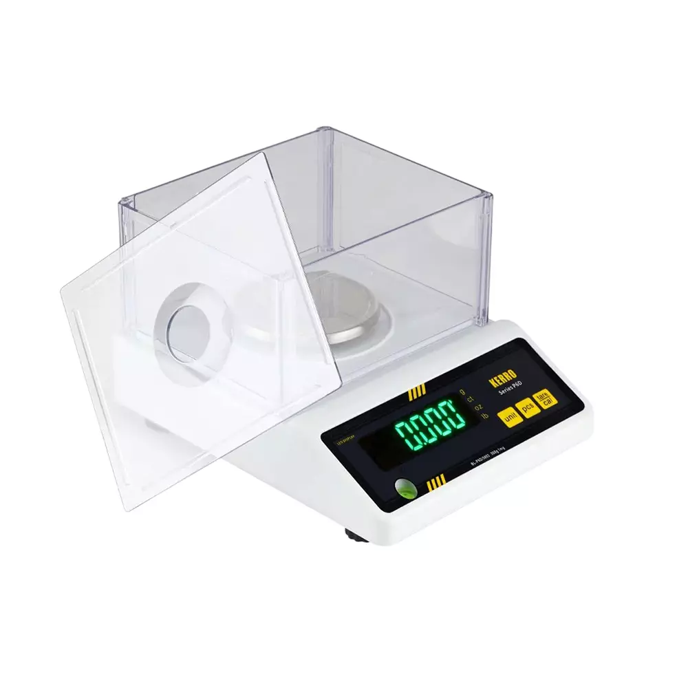 KERRO P6D Series Precision Digital Weighing Balance 500 g/0.001 g Φ90 mm Platform Size, BL-P6D/5003
