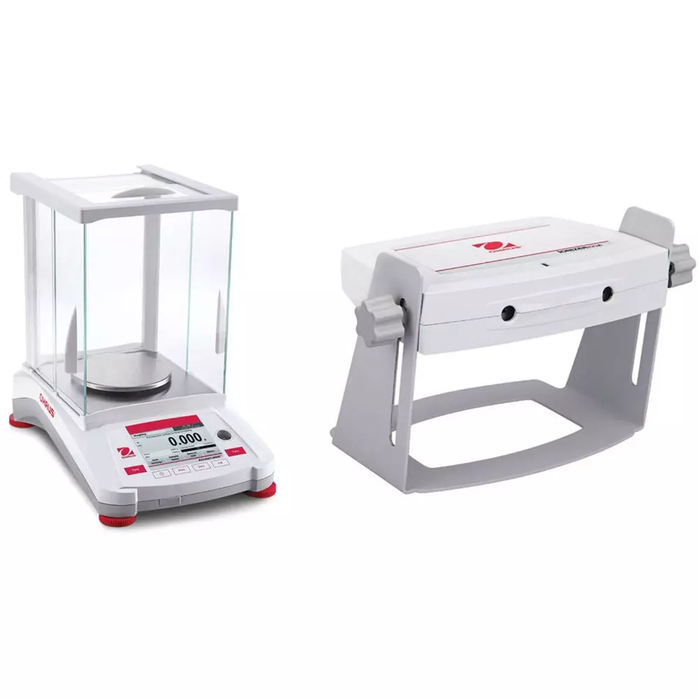 OHAUS Precision Balance 220 g Maximum Capacity, AX223+ION-100A