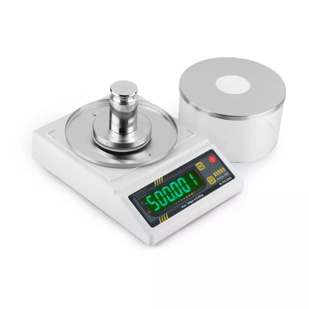 KERRO P6C Series Precision Weighing Balance 500 g/0.001 g Φ90 mm Platform Size, P6C/5003