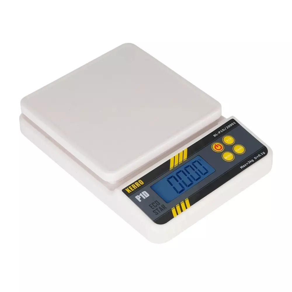 Kerro Digital Weighing Balance 1 g to 2 Kg Parameters LCD Display, BL-P1D/20001