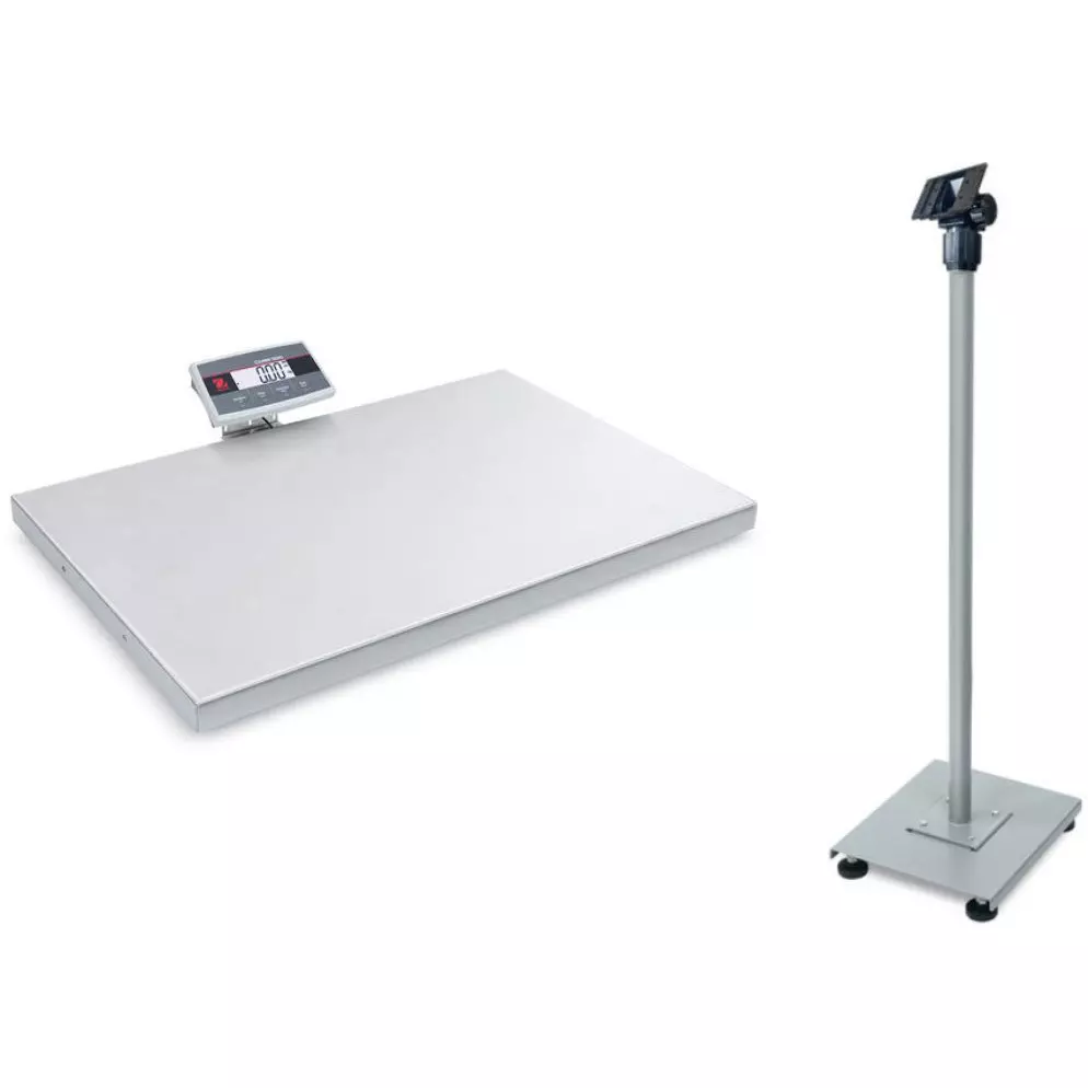 OHAUS Platform Scale 150 Kg Maximum Capacity 610x610 mm Pan Size, i-C52M200XJP+30795819
