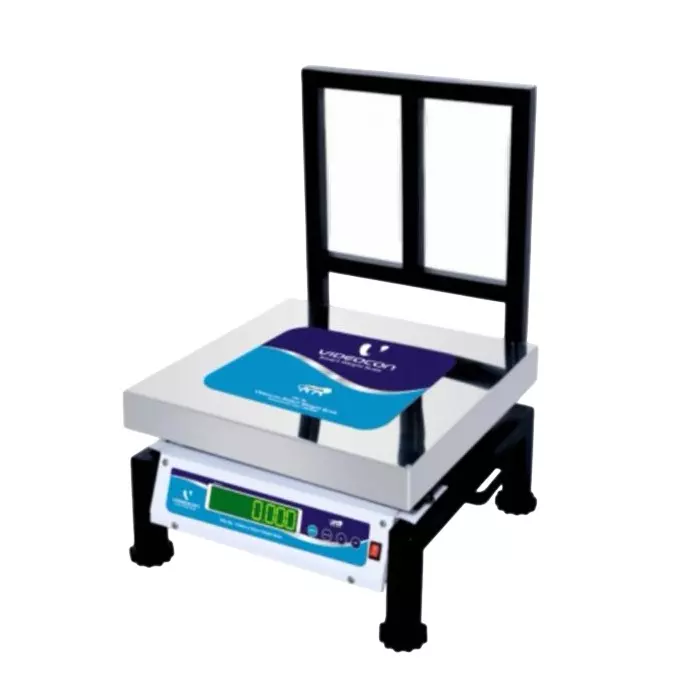 Videocon Digital Weighing Scale 100 Kg Weight Capacity SS 300x300 mm Pan Size, BS-D-SS-V-100