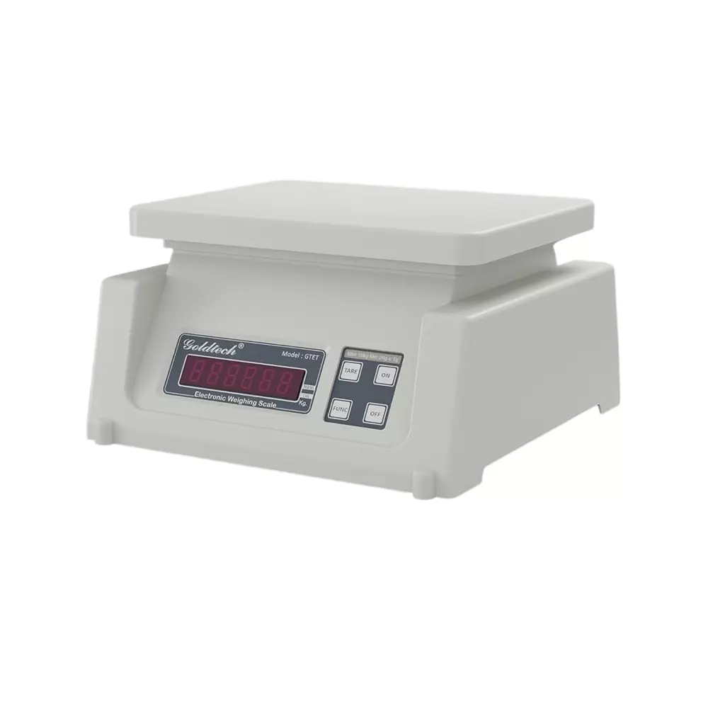 Goldtech Digital Counter Weighing Scale 30 Kg Max. Weight Capacity LED Display, GTET