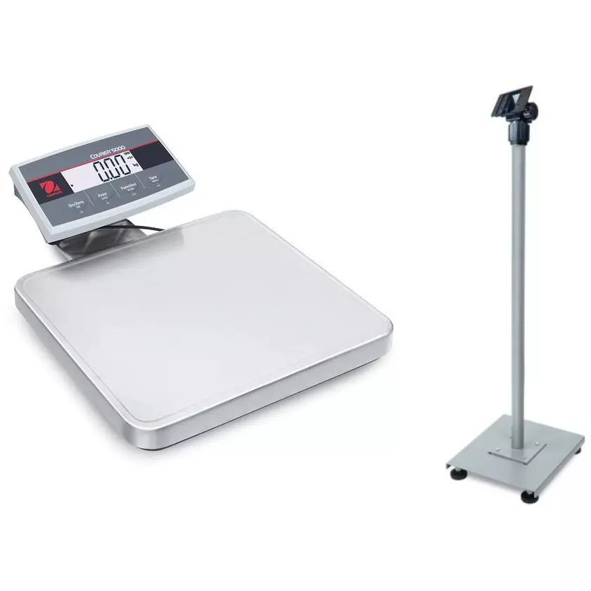 OHAUS Platform Scale 30 Kg Maximum Capacity 319x329 mm Pan Size, i-C52M30RJP+30795819