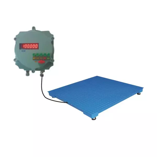Aczet CTG-5 T4LF 2 5000 Kg (5 Ton) Weighing Capacity Mild Steel Flameproof Floor Scale